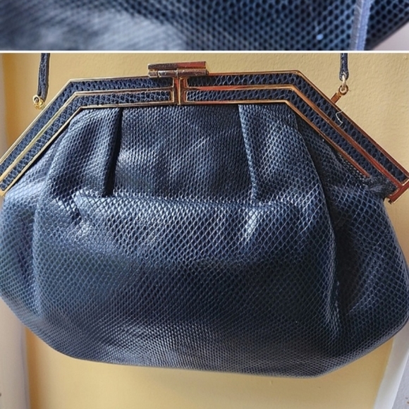 Saks Fifth Avenue Handbags - Rectangular Lizard Handbag